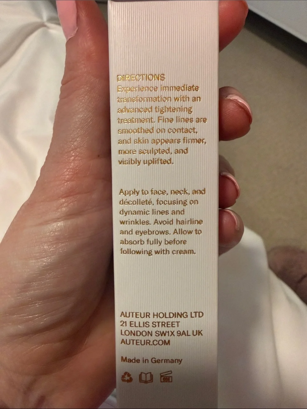 Auteur sculpting concentrate